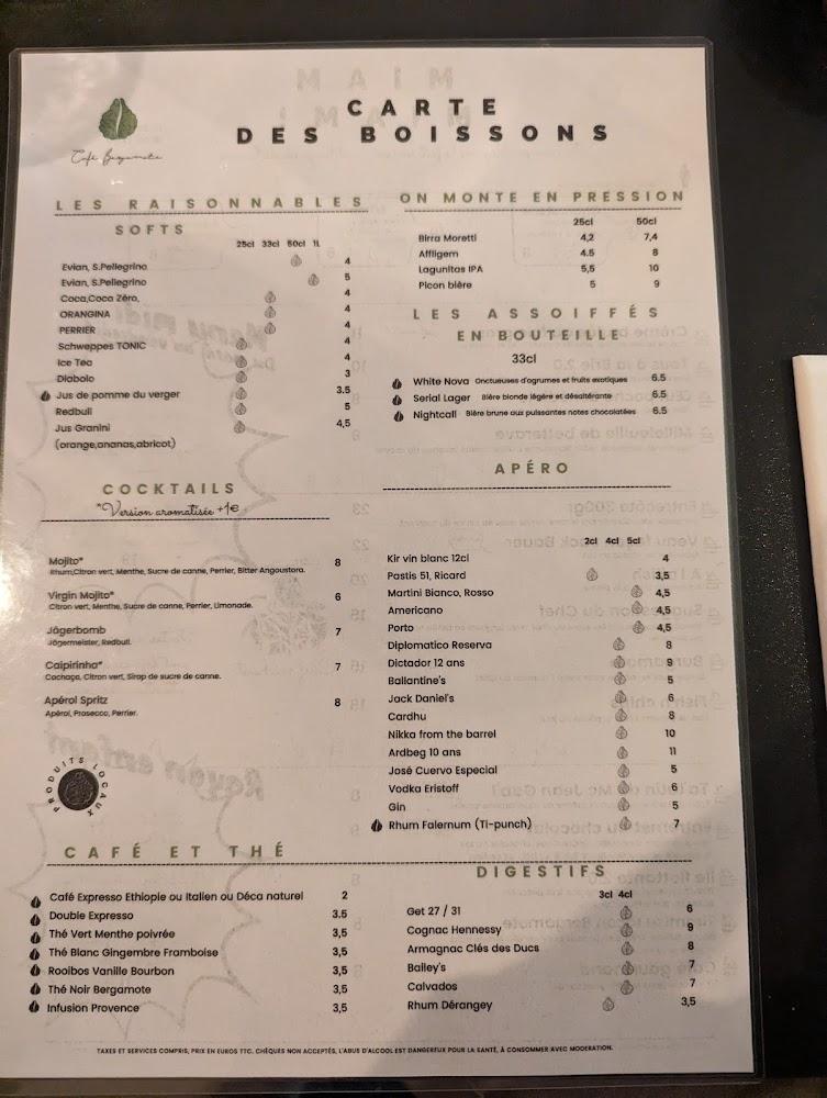 Café Bergamote - Menu Image 3