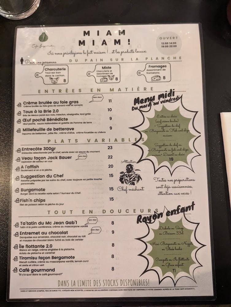 Café Bergamote - Menu Image 4